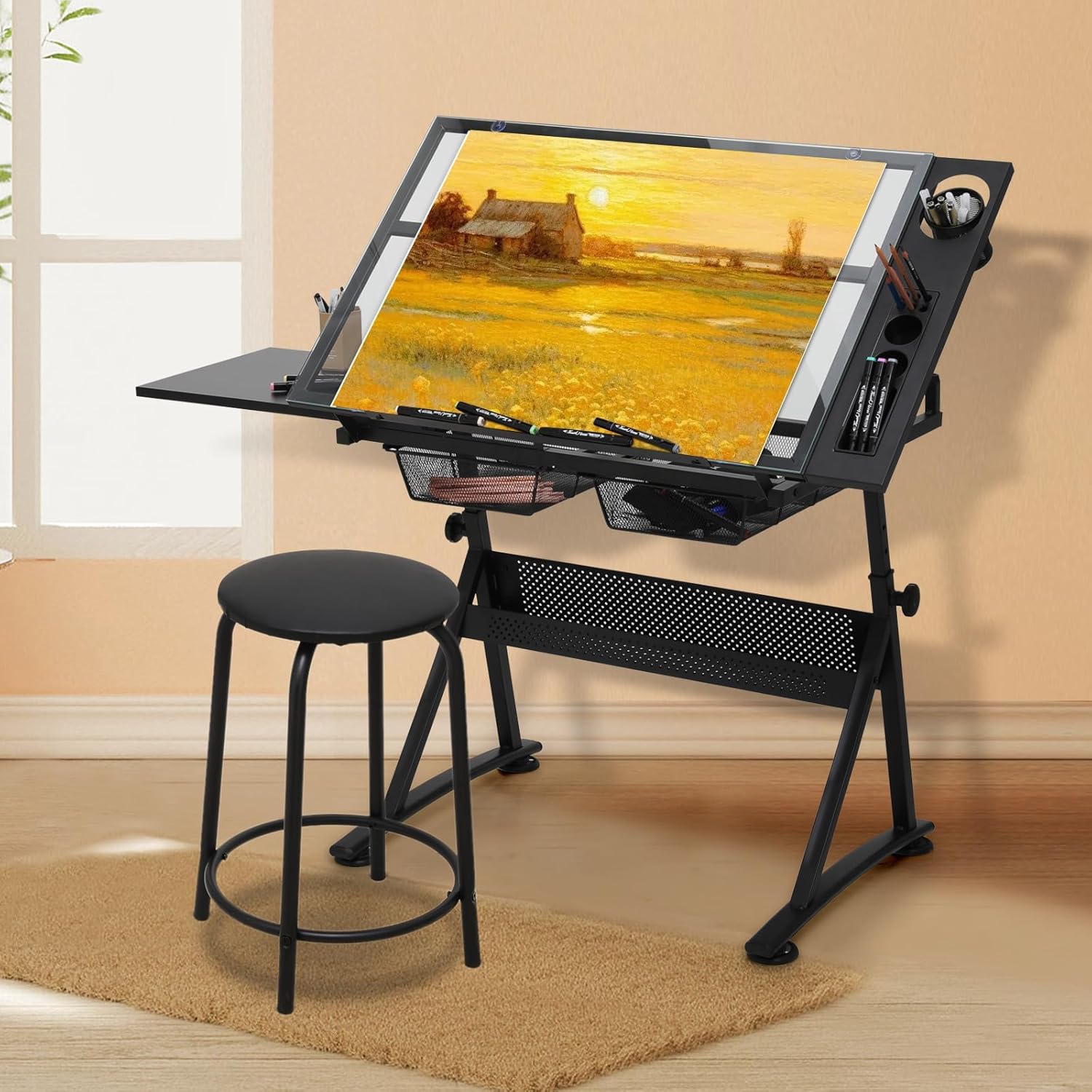 Drafting Table with Height Adj – Art & Craft Jojo recenzja i cena