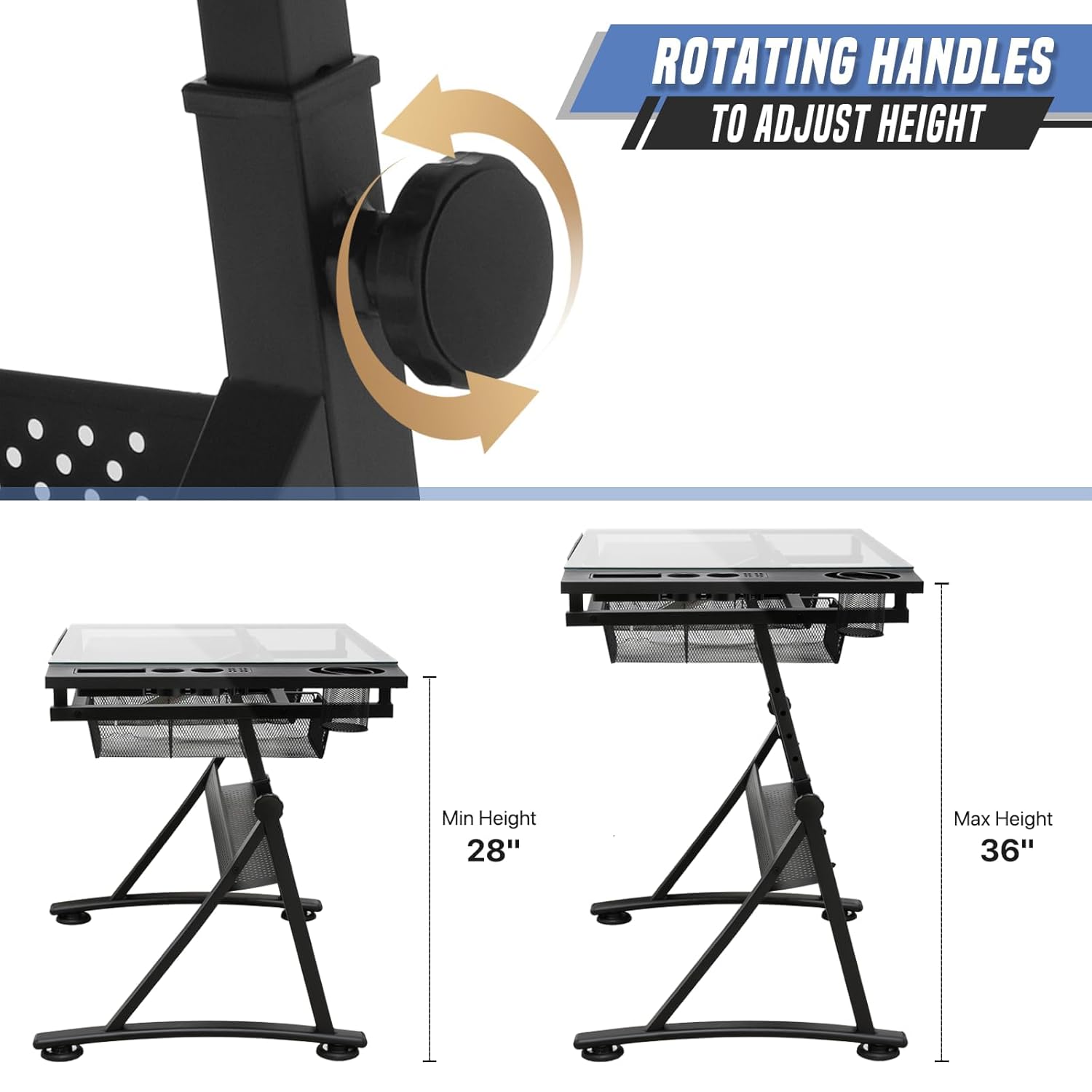 Drafting Table with Height Adj – Art & Craft Jojo recenzja i cena