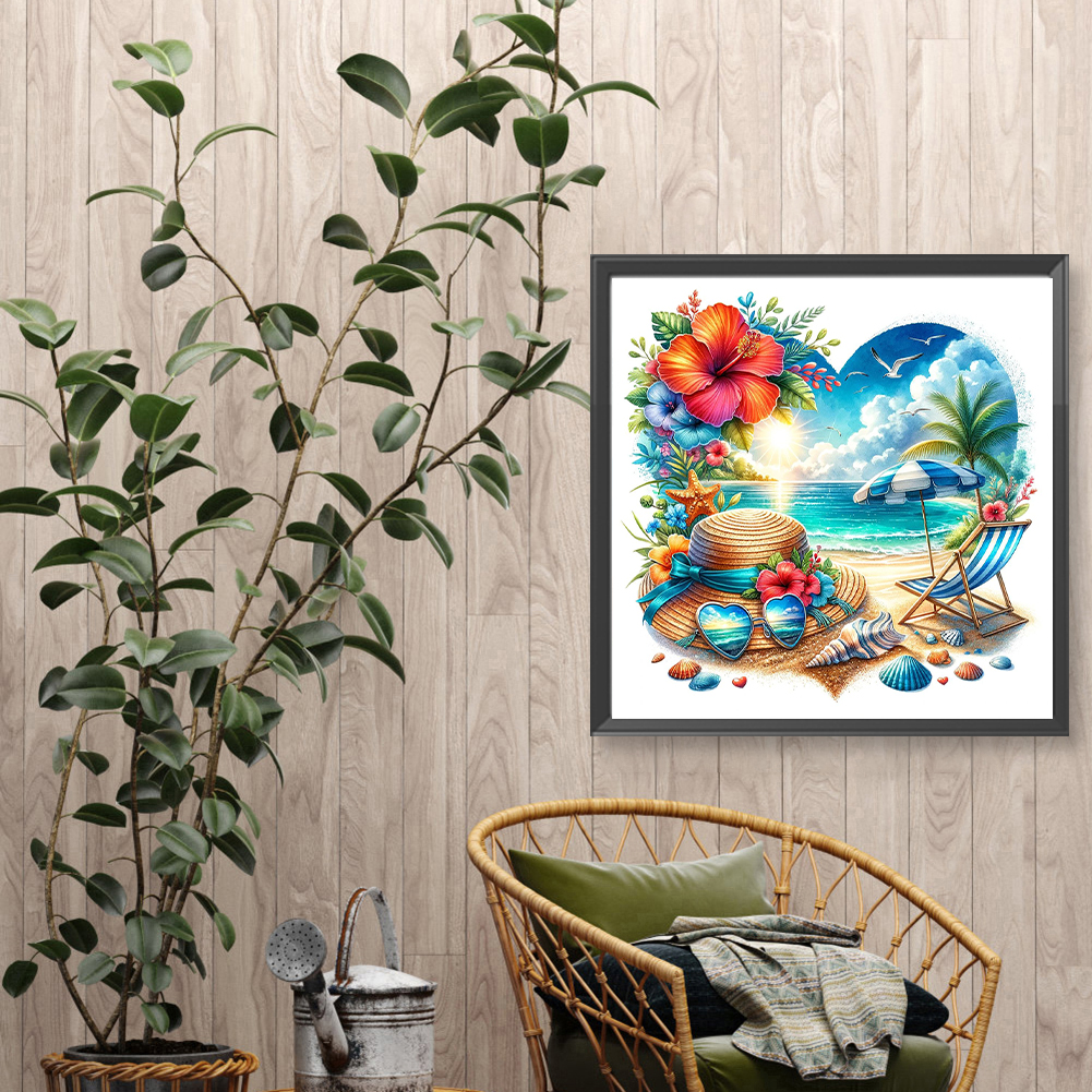 Summer Beach Full DIY 5D Round – Art Craft Idea recenzja i cena