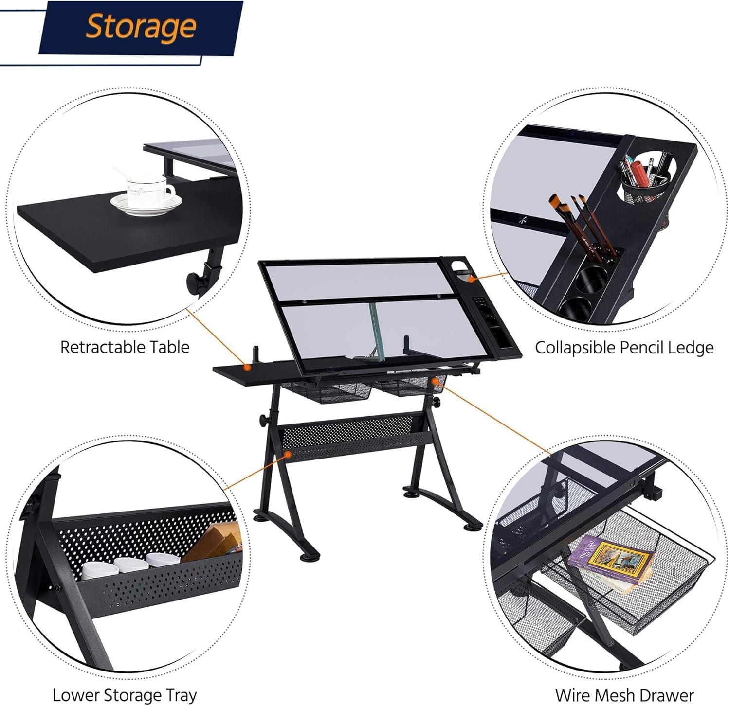 Table w/Stool, Height Adjustab – Art & Craft Teacher recenzja i cena