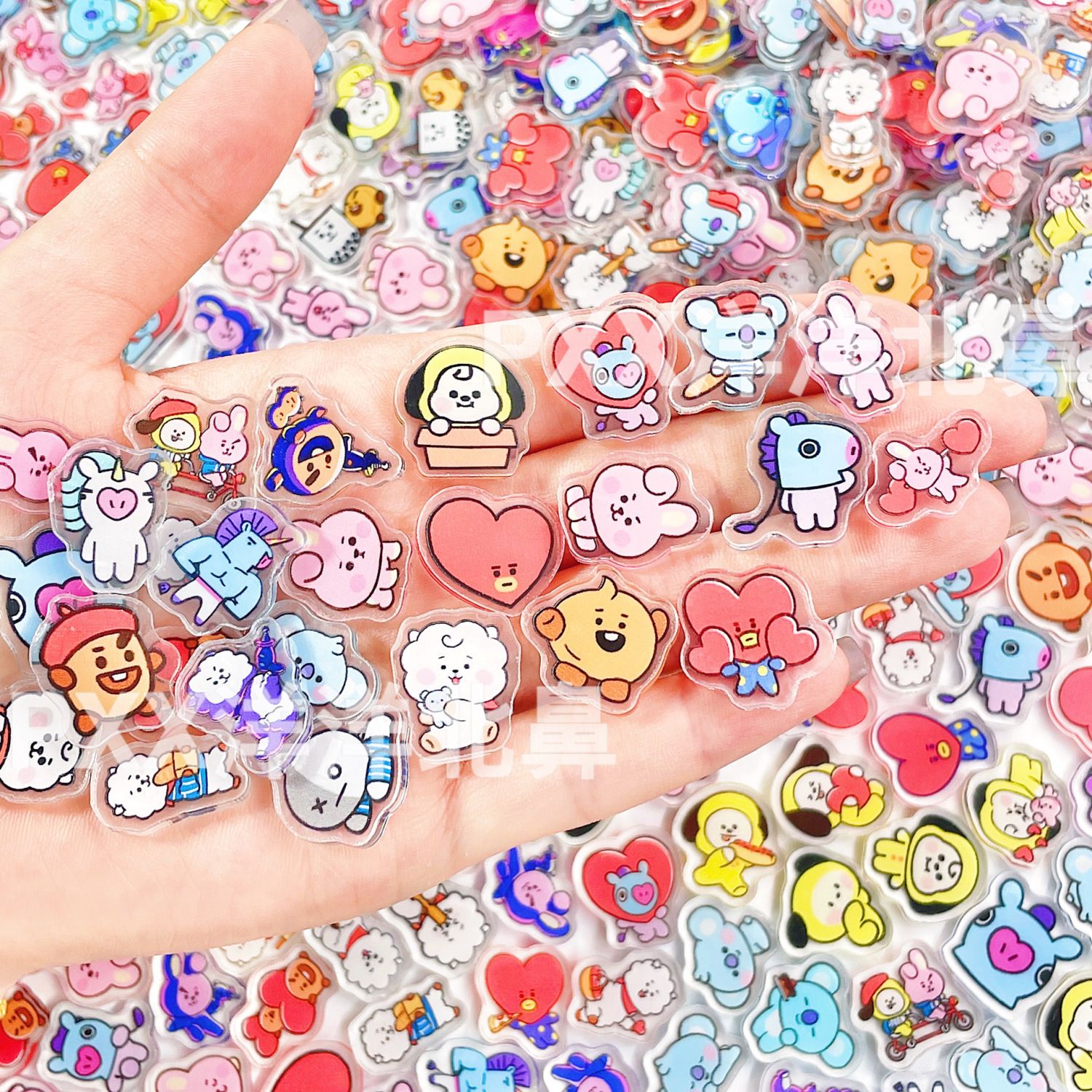 100pcs BT21 BTS single-layer 2 – Art Craft Materials recenzja i cena