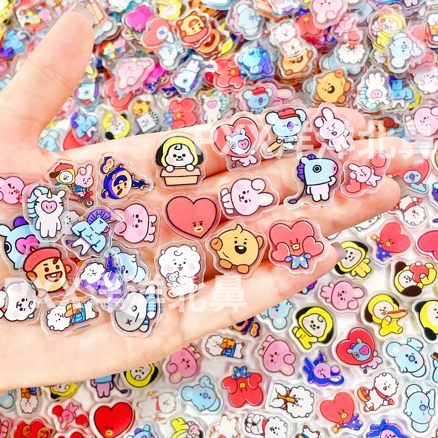 100pcs BT21 BTS single-layer 2 – Art Craft Materials recenzja i cena