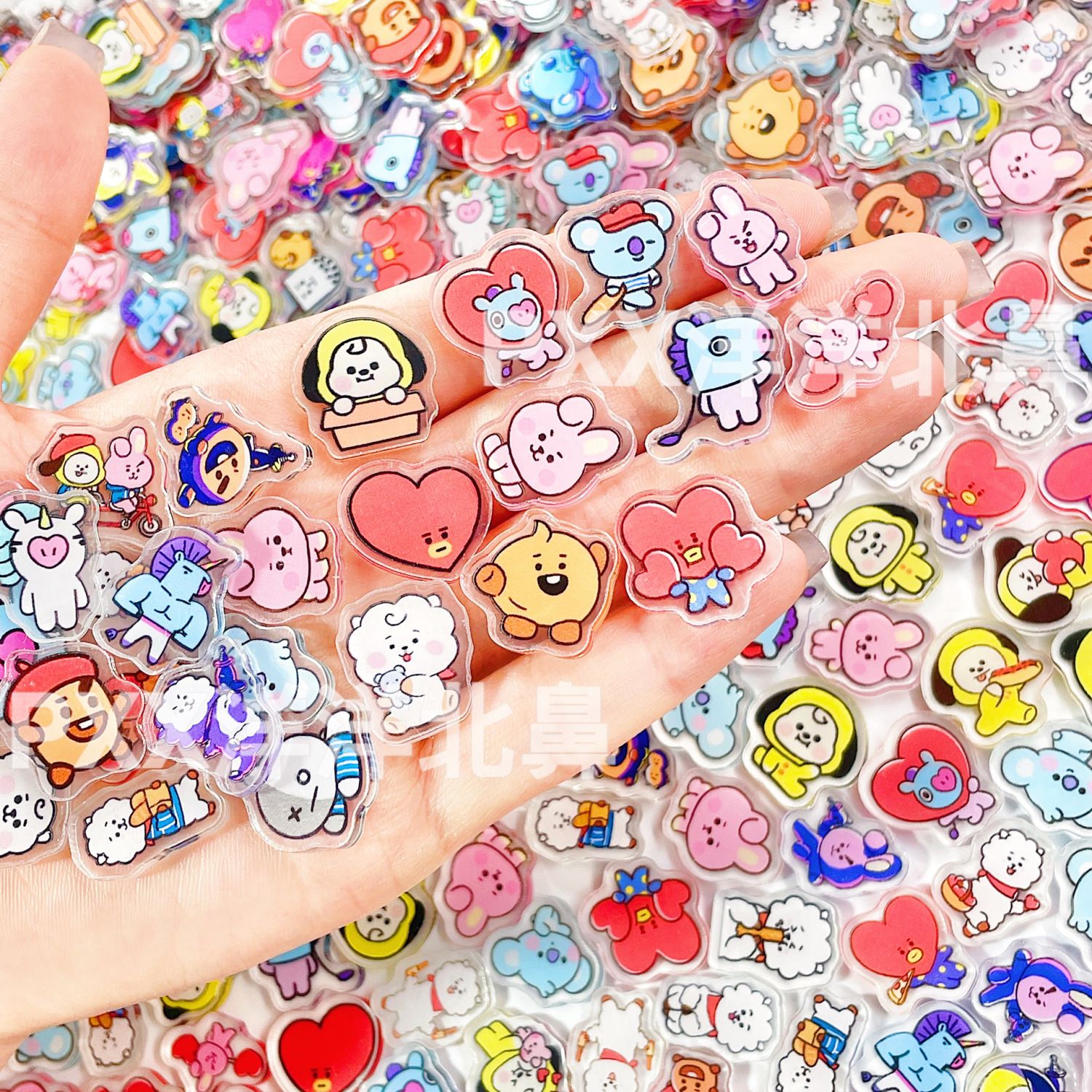 100pcs BT21 BTS single-layer 2 – Art Craft Materials recenzja i cena