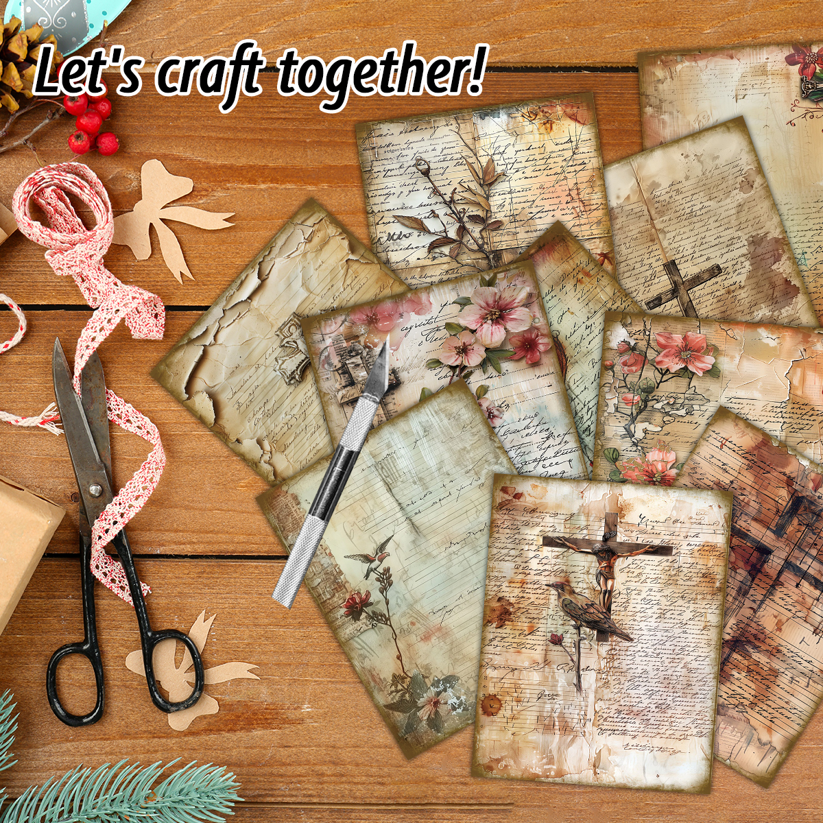30pcs Bible Decorative Scrapbo – Art Craft Journals recenzja i cena
