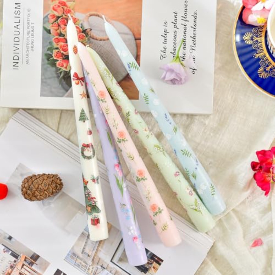 Pretty Floral Taper Candlestic – Art Craft Decoration recenzja i cena