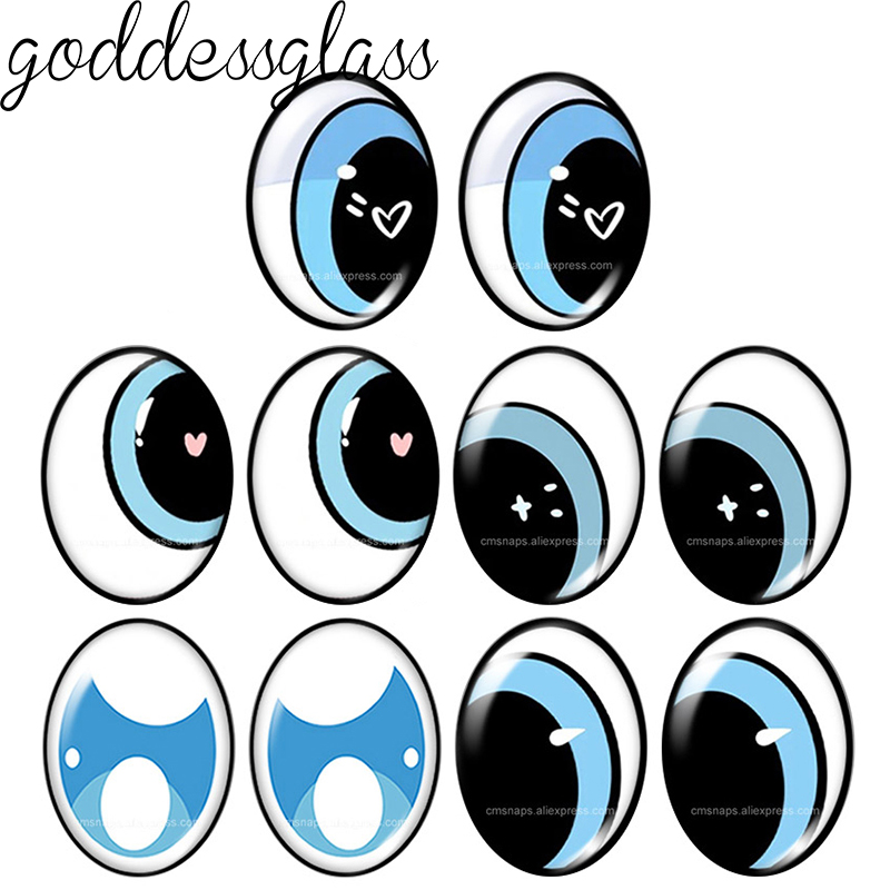 5pair Cartoon Doll glass Blue  – Art Craft Eyes recenzja i cena