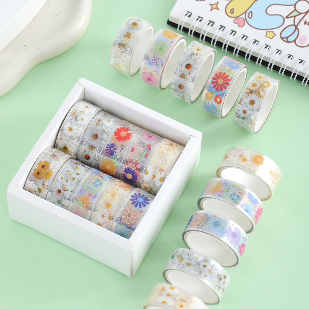 10 Rolls Daisy PET Masking Tap – Art Craft Decoration recenzja i cena