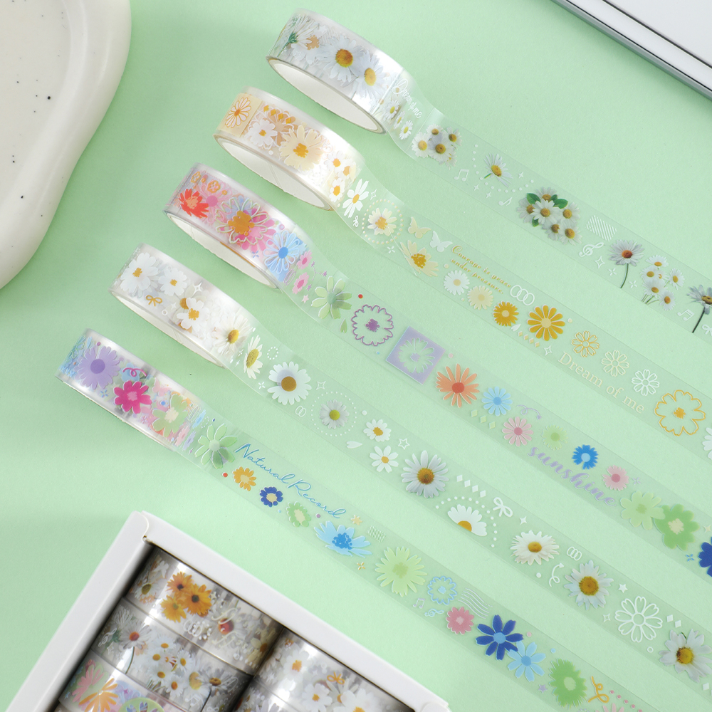 10 Rolls Daisy PET Masking Tap – Art Craft Decoration recenzja i cena