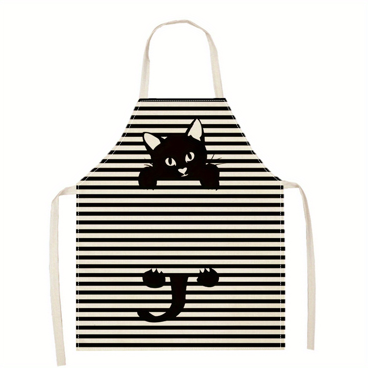 Linen Apron Funny Cat Sunglass – Art Craft Idea recenzja i cena