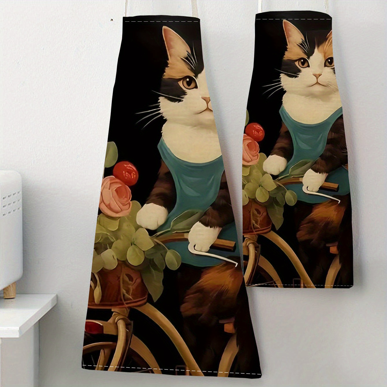 Linen Apron Funny Cat Sunglass – Art Craft Idea recenzja i cena